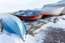 海,雪,冬天