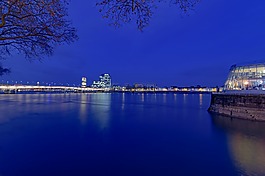 巧克力博物馆,科隆,夜