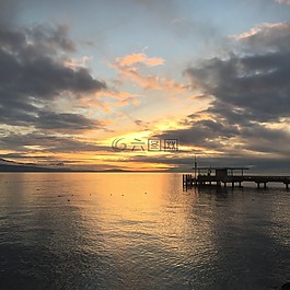 日內(nèi)瓦湖,湖,景觀