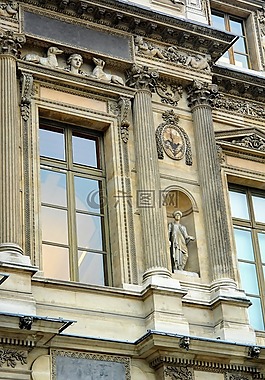 巴黎,正面,架構