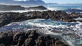 海洋,海,巖石池