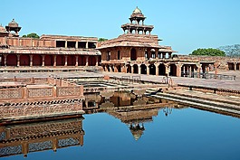 印度,fatepur,法塔赫布爾西格里堡