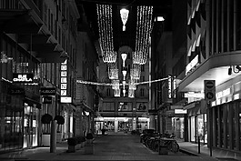 日內(nèi)瓦,街,夜