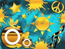 黃金,音樂(lè),譜號(hào)