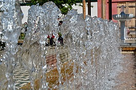 水,喷泉,水游戏