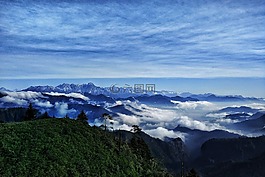 贡嘎山,高原,自然风光