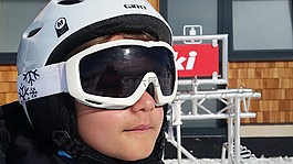 滑雪者,孩子,運動型
