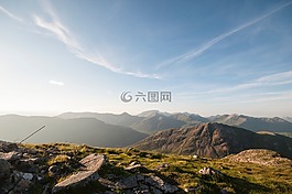 高原,山,高峰