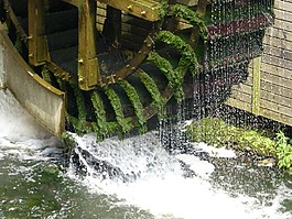 磨,磨輪,水