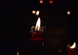 蠟燭,火焰,火