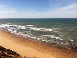 海,砂,侧