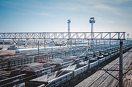 公路列車,貨車,鐵路軌道
