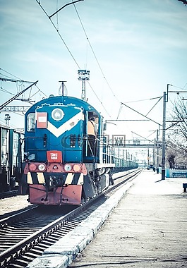 公路列車,貨車,鐵路軌道