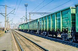 公路列車,貨車,鐵路軌道