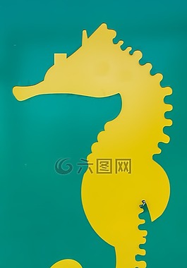 海馬,街頭藝術,海生物