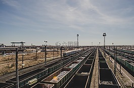 公路列車,貨車,鐵路軌道