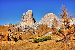 白云巖,山,意大利