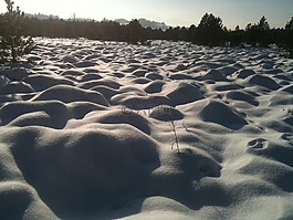 雪,越野滑雪,雪槽