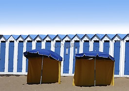 海,小木屋,海洋