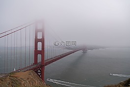 金門大橋,霧,加利福尼亞州