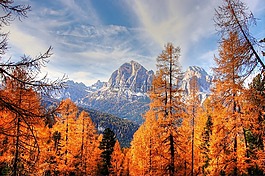 白云巖,山,意大利