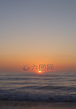 日出,日落,陽光