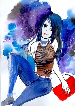 女子,美麗,年輕