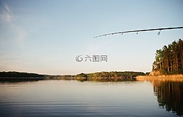釣魚,桿,休閑