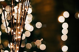 散景,燈,夜