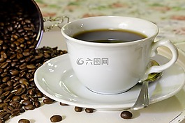 咖啡豆,咖啡,咖啡罐