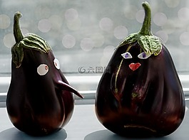 茄子,有趣,對
