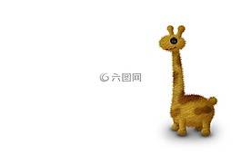 长颈鹿,毛绒,吉祥物