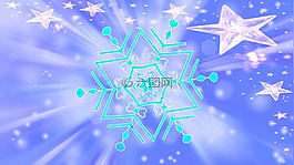 雪花,明星,贺卡