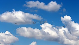 天空,云,白