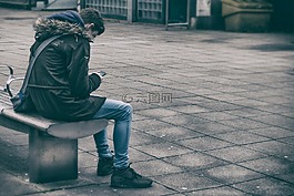 人,男子,單