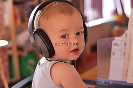 音樂(lè),蹣跚,嬰兒