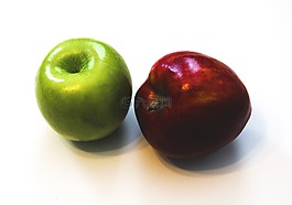 蘋果,紅色,綠色