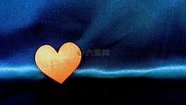 橙色,心,爱