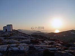希臘,米爾斯,廢墟