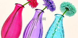 花瓶,玻璃,豐富多彩