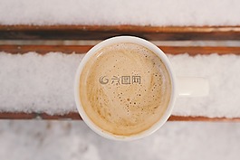 咖啡,奶油,熱