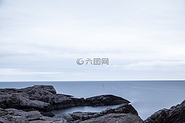 海岸,岸,石頭