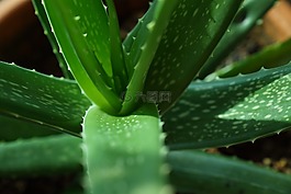 蘆薈植物,綠色,自然