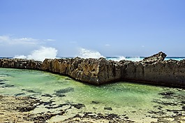巖質(zhì)海岸,形成,波