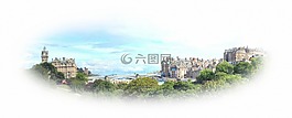 明信片,愛丁堡,蘇格蘭