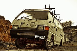 車,失事,破碎