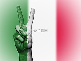 意大利,和平,手