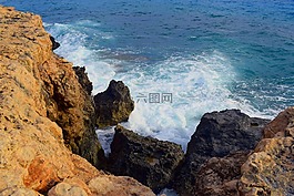 巖質(zhì)海岸,懸崖,海