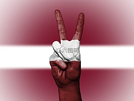 拉托維亞,和平,手