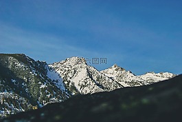 景觀,山,范圍